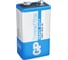 Солевая батарейка GP powerplus 9v крона - 1 шт. в пленке GP 1604CEBRA-2 1