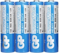 Солевые батарейки powerplus GP 15c aa - 4 шт. в пленке 15CEBRA-2S4 15CEBRA-2S4 26074361