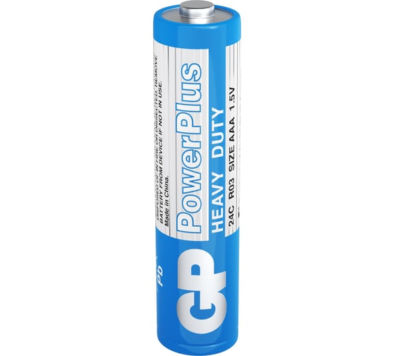 Солевые батарейки GP powerplus 24c aaa - 4 шт. в пленке GP 24CEBRA-2S4