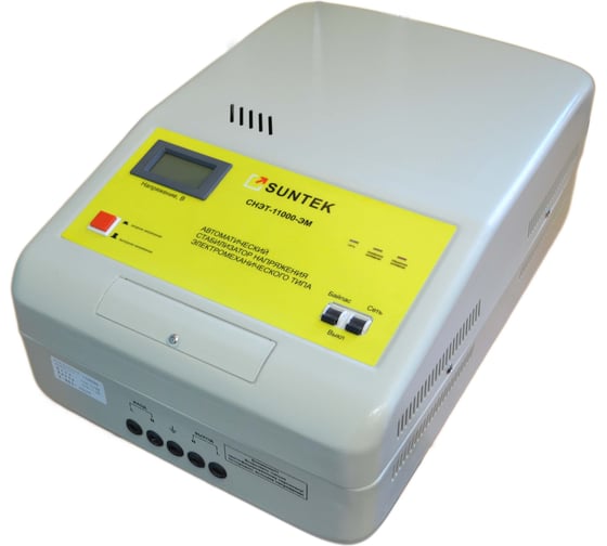 Стабилизатор напряжения SUNTEK ЭМ 11000 ВА SK.1.3 ELM11000