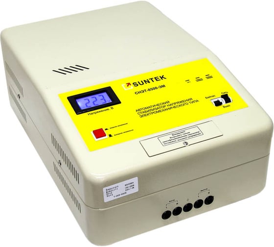Стабилизатор напряжения SUNTEK ЭМ 8500 ВА SK.1.3 ELM8500