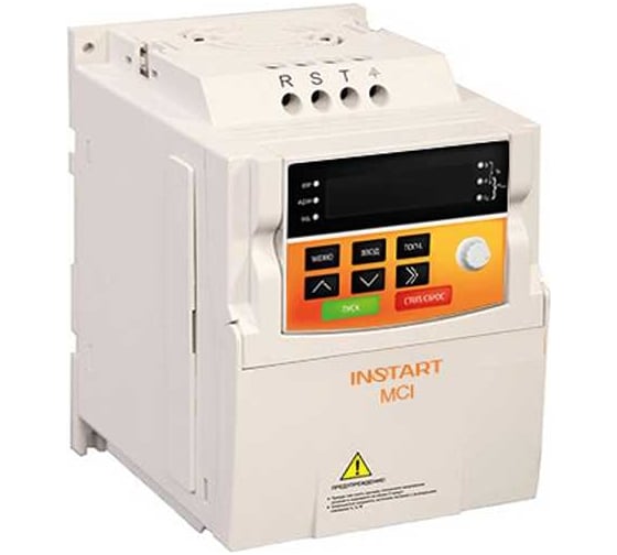 Преобразователь частоты INSTART mci-g1.5-2b 1.5квт, 7а, 1ф, 220в, 50гц/60гц, ip20, с панелью управления 000 40300 1