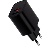 Сетевое зарядное устройство REXANT 2 x usb, 5v, 2.4 a, черное 16-0283