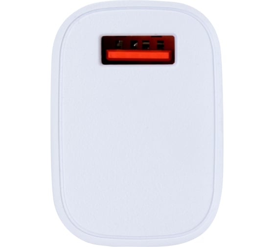 Сетевое зарядное устройство REXANT usb 5v, 3 a с quick charge, белое 16-0285