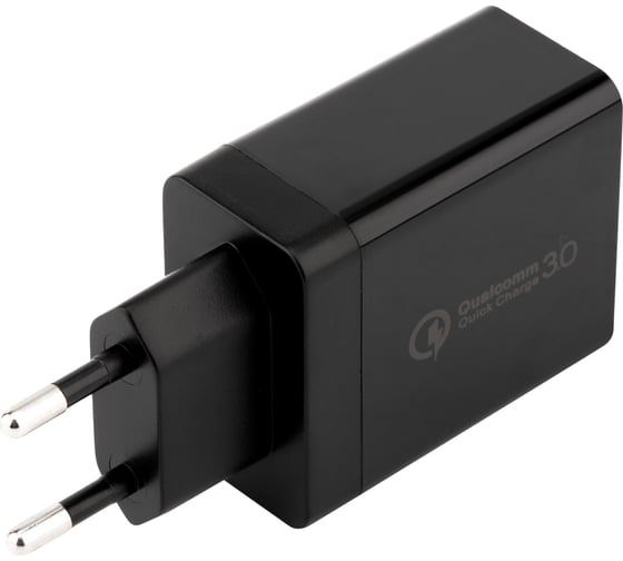 Сетевое зарядное устройство REXANT-переходник 3xusb адаптер, 30w черное 18-2215