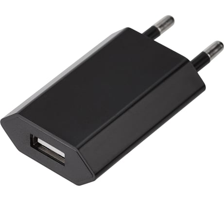 Сетевое зарядное устройство REXANT для iphone/ipad usb, 5v, 1 a, черное 16-0272