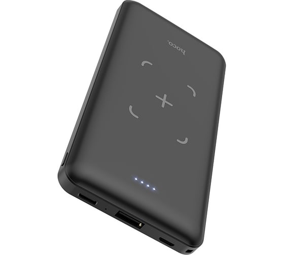 Портативное зу Hoco power bank 10000 mah, черный 23753-J50АBK