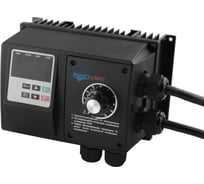 Преобразователь частоты INNOVERT IP54, выходной ток 11 А, встроенный потенциометр 2,2 кВт вход: 1фаза x 220В / выход: 3фазы х 220В IPD222P21B-VR