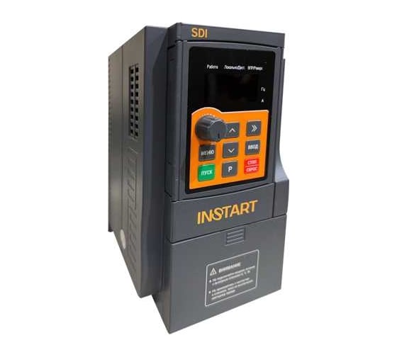 Преобразователь частоты INSTART sdi-g1.5-2b 1.5квт, 7.5а, 1ф, 220в, 50гц/60гц, ip20, с панелью управления 000 30300