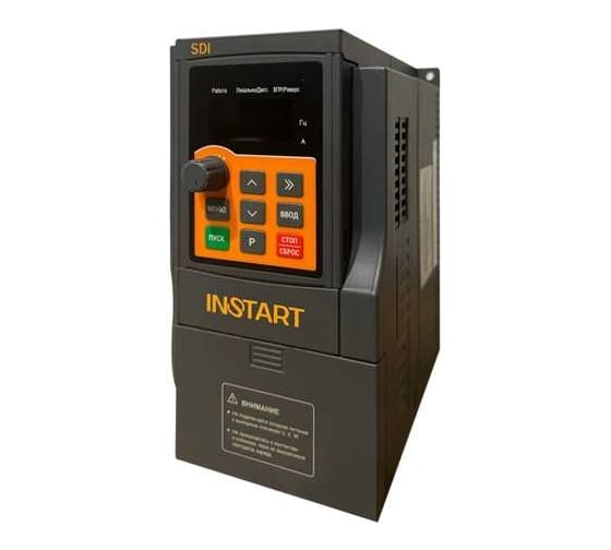 Преобразователь частоты INSTART sdi-g2.2-4b 2.2квт, 5.1а, 3ф, 380в, 50гц/60гц, ip20, с панелью управления 000 30700