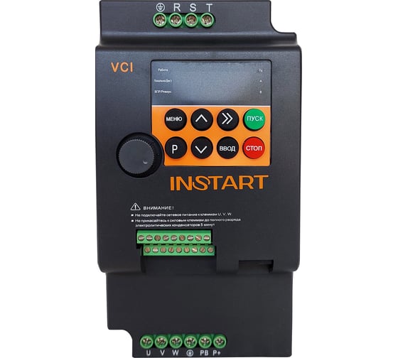 Преобразователь частоты INSTART vci-g4.0-4b 4 квт, 9.0a, 3ф, 380в, 50гц/60гц, ip20 00110900 1