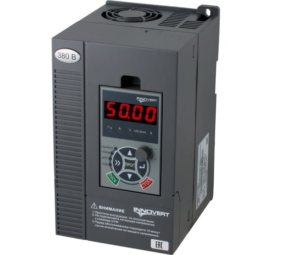 Преобразователь частоты INNOVERT PUMP 0,4 кВтx380 В, выходной ток 1,5 А IHD401P43T 1