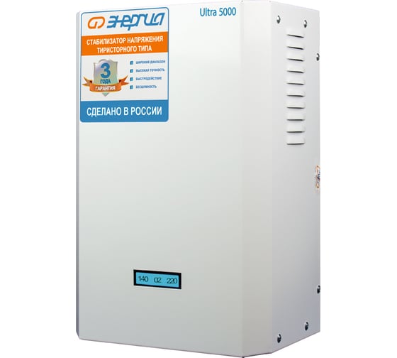 Тиристорный стабилизатор Энергия 5000 ВА Ultra Е0101-0102