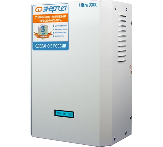 Тиристорный стабилизатор Энергия 9000 ВА Ultra Е0101-0104