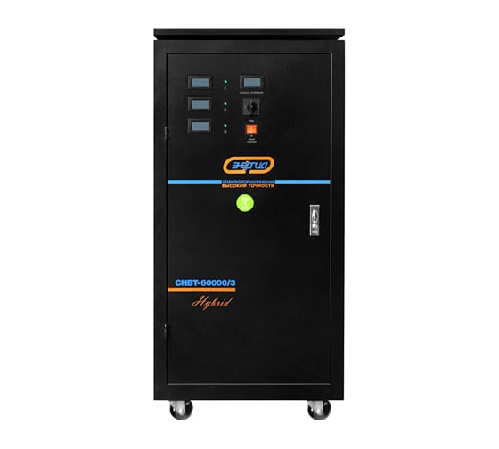 Стабилизатор с цифровым дисплеем Энергия СНВТ-60000/3 Hybrid Е0101-0127 1