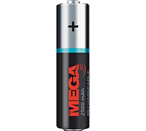 Аккумулятор ProMega aa 2500 мач, nimh, 2 штуки в упаковке 1420754