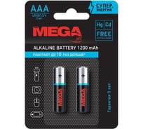 Батарейки ProMega ааа мизинчиковые, 2 штуки в упаковке 1188296