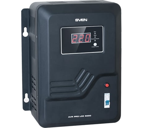 Стабилизатор напряжения SVEN AVR PRO LCD 5000 SV-011642