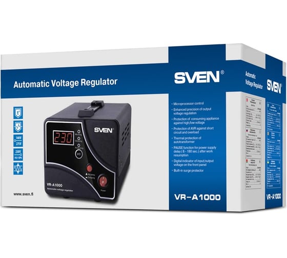 Стабилизатор напряжения SVEN VR-A 1000 SV-014407