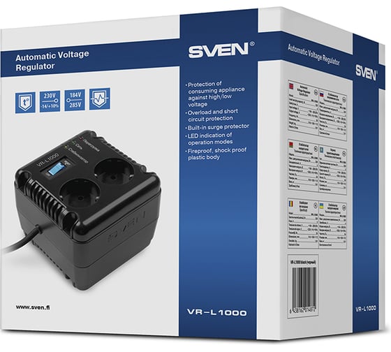 Стабилизатор напряжения SVEN VR-L1000 SV-014872