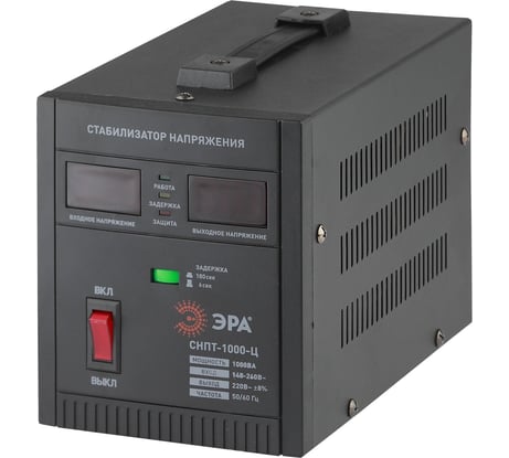 Переносной стабилизатор напряжения ЭРА СНПТ-1000-Ц Б0020158