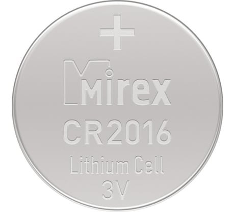Литиевая батарея Mirex cr2016 3v 4 шт 23702-CR2016-E4