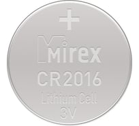 Литиевая батарея Mirex cr2016 3v 1 шт 23702-CR2016-E1 27080330