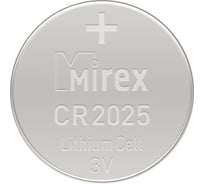 Литиевая батарея Mirex cr2025 3v 1 шт 23702-CR2025-E1