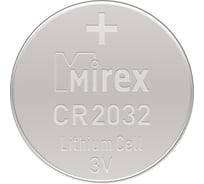 Литиевая батарея Mirex cr2032 3v 1 шт 23702-CR2032-E1