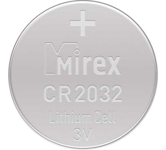 Литиевая батарея Mirex cr2032 3v 1 шт 23702-CR2032-E1 1