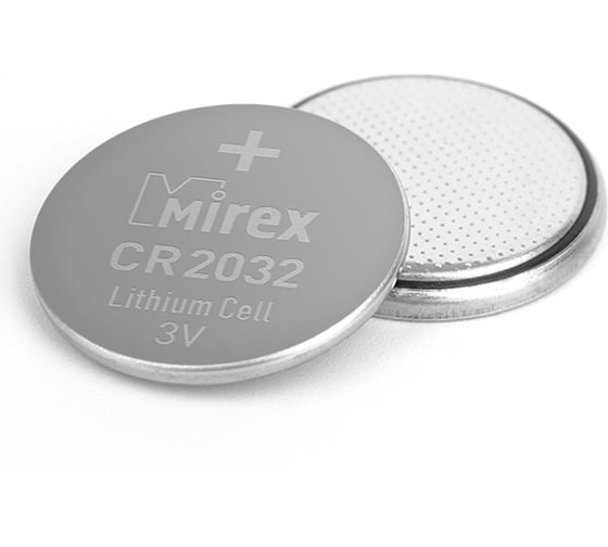 Литиевая батарея Mirex cr2032 3v 1 шт 23702-CR2032-E1