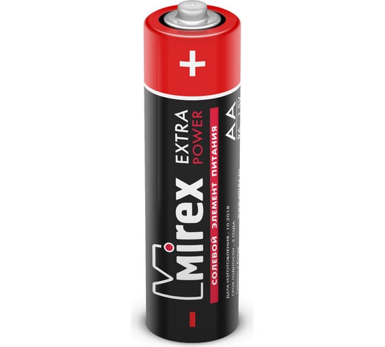 Солевая батарея Mirex r6/aa 1,5v 4 шт 23702-ER6-E4 1