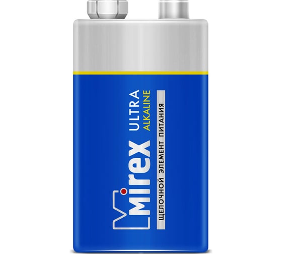 Щелочная батарея Mirex 6lr61/крона 9v 1 шт 23702-6LR6-E1 1