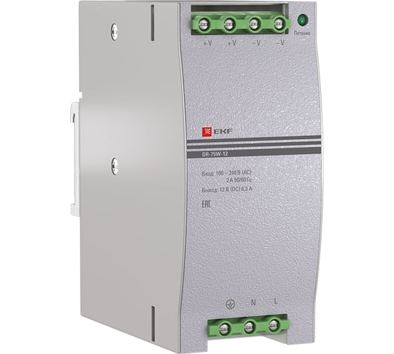 Блок питания EKF 12В PROxima dr-75w-12 1