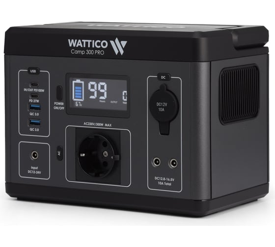 Портативная зарядная станция WATTICO Camp 300 Pro 00-00000053