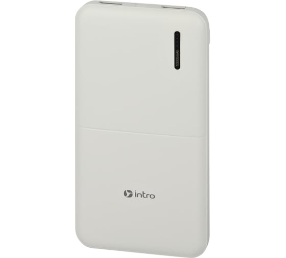 Портативное зарядное устройство Intro Power bank ZX10 10000mAh белый Б0055900