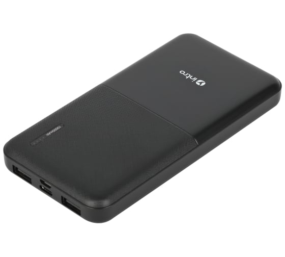 Портативное зарядное устройство Intro Power bank ZX10 10000mAh черный Б0055899