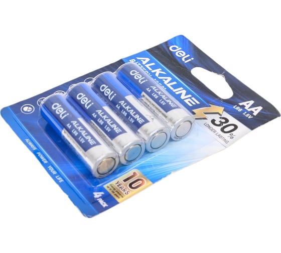 Батарейки DELI E18501 AA LR6 1.5v (4 шт) 103588