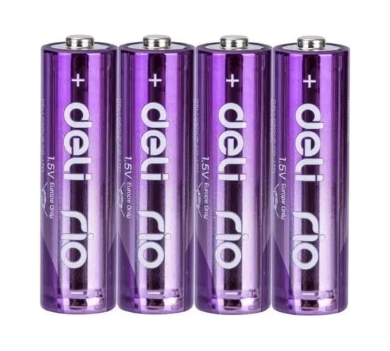 Батарейки DELI rio e82903 aaa lr03 1.5v (4шт\pack) 103596