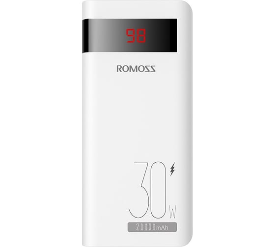 Внешний аккумулятор повербанк Romoss sense 6 PS PRO 515646