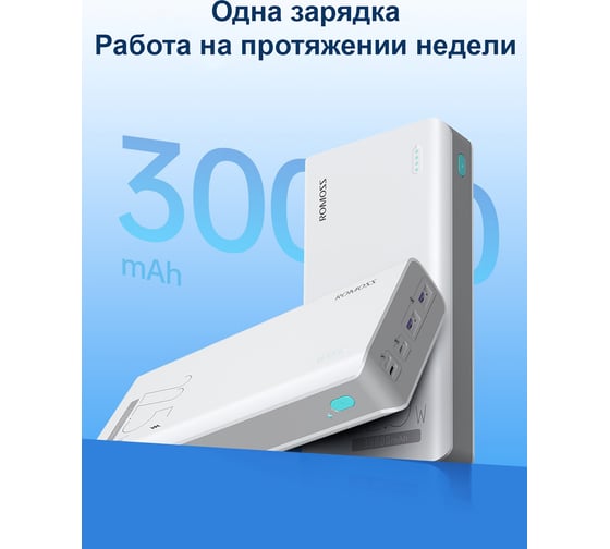 Внешний аккумулятор повербанк Romoss sense 8f 114544