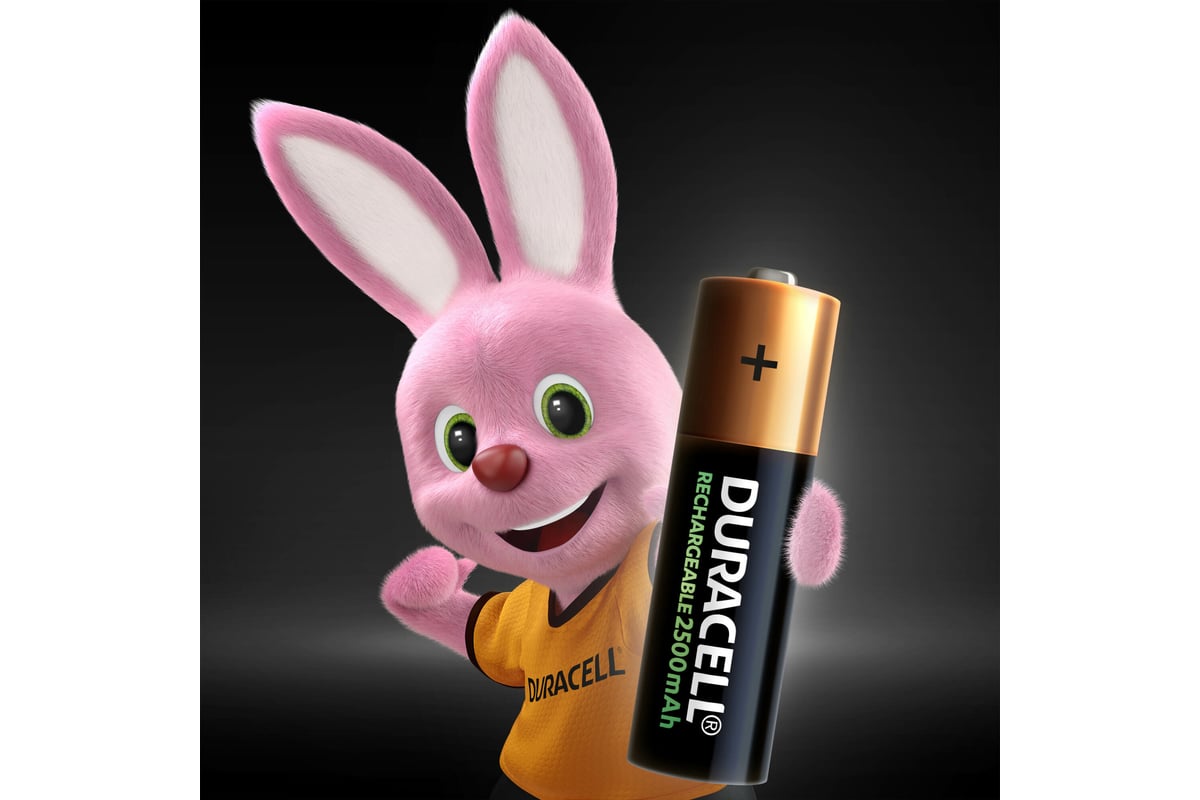 Аккумулятор Duracell размера AA 2500 мАч, 4 шт. Б0014863 - выгодная цена,  отзывы, характеристики, фото - купить в Москве и РФ