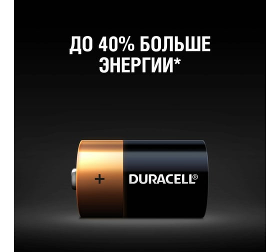 Батарейки щелочные Duracell, D/LR20 2шт Б0014055