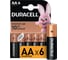 Щелочные батарейки Duracell, АА/LR6 6шт Б0014859 1