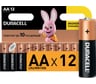 Батарейки щелочные Duracell Basic АА/LR6 12 шт. блистер C0037388 RPL00531