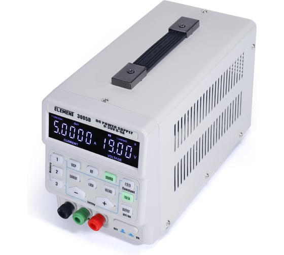 Импульсный лабораторный блок питания ELEMENT 3005D 16554 (30V, 5A)