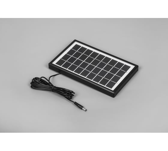 Аккумуляторная солнечная панель Feron PS0401 3W, кабель 3м, 2 лампочки по 1W, USB-кабель 32192