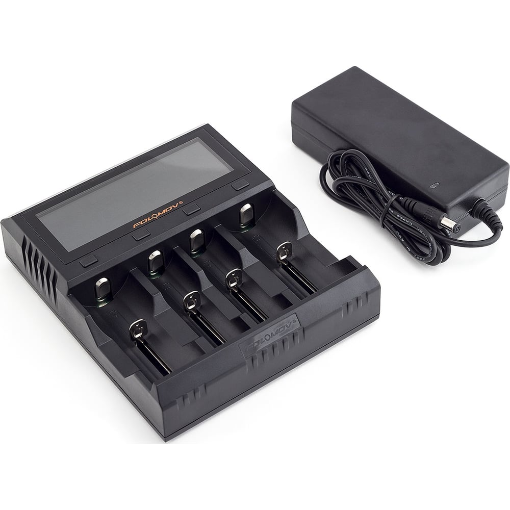 Зарядное устройство ЯРКИЙ ЛУЧ FOLOMOV A4 для 1-4 аккум. Ni-MH/Ni-Cd, Li ...