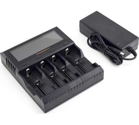 Зарядное устройство ЯРКИЙ ЛУЧ FOLOMOV A4 для 1-4 аккум. Ni-MH/Ni-Cd, Li-Ion, LiFePO4, STN-экран 4606400622208