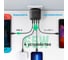 Сетевое зарядное устройство Ugreen cd224 6usb-a+3 usb-c 65w gan tech fast charger eu. цвет: черный 70774 6